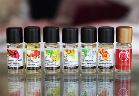 body shop perfume oil list.